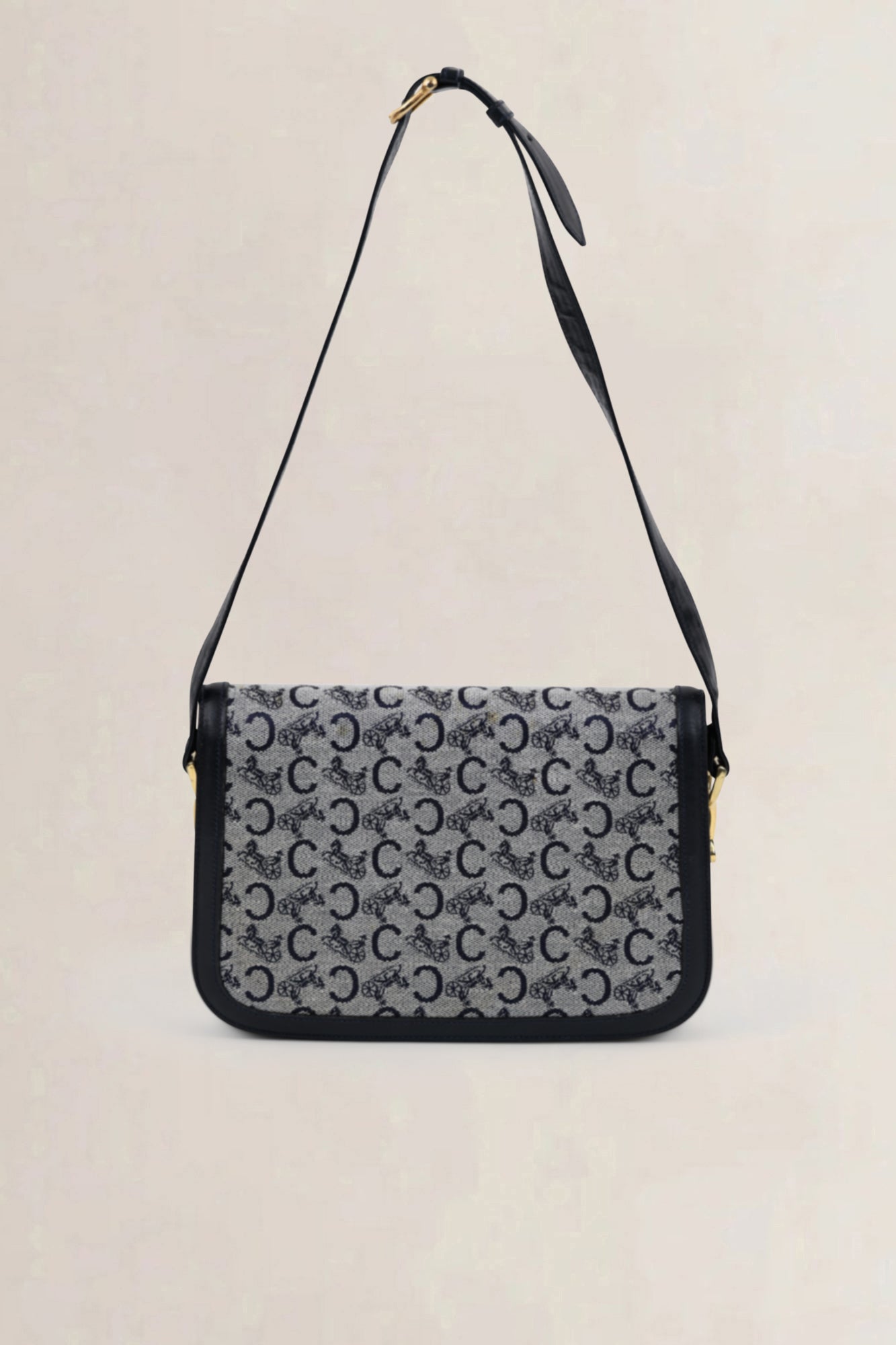 Céline Blue Monogram Crossbody Bag