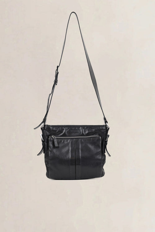 Prada Black Leather Crossbody Bag
