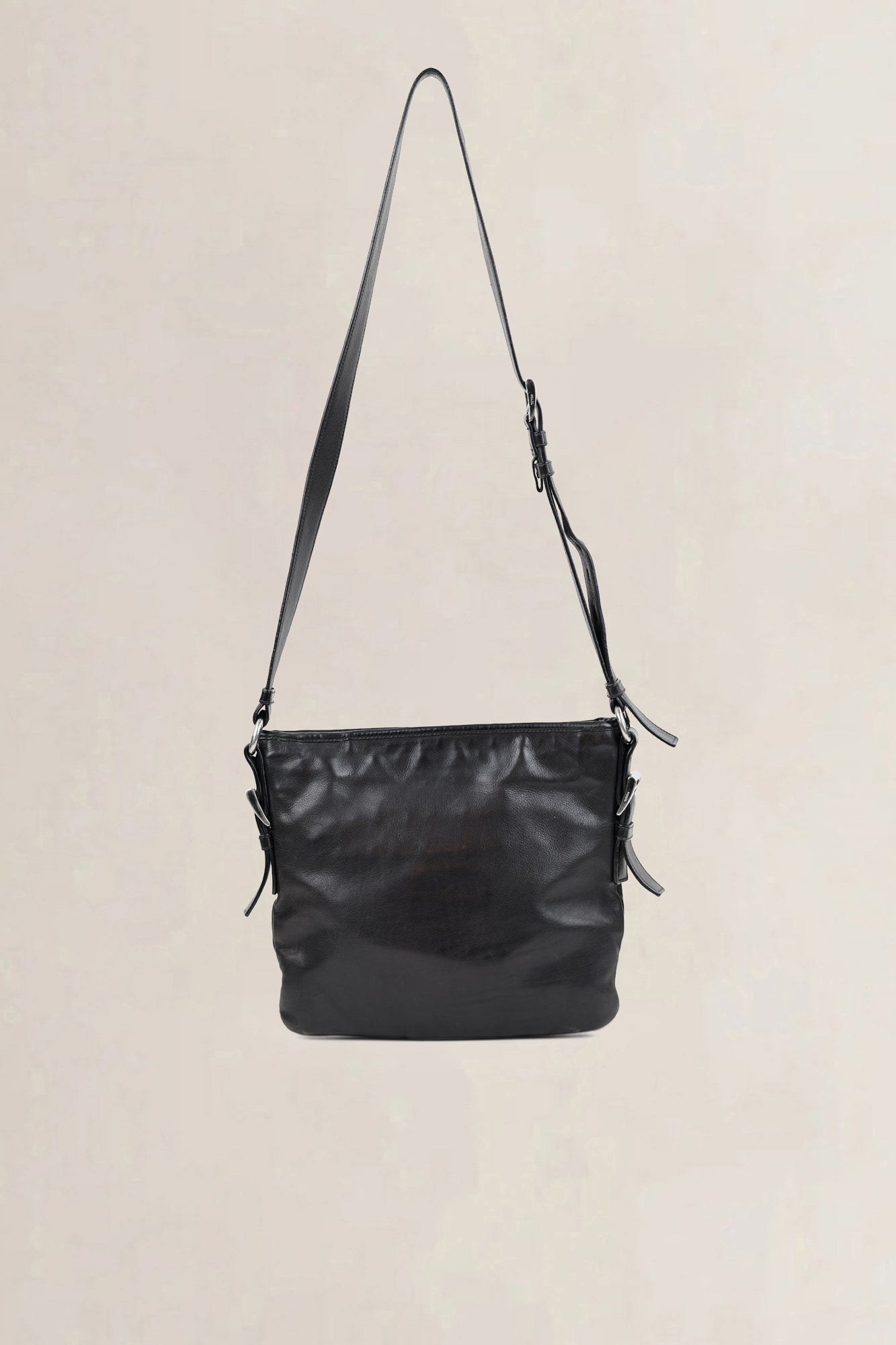 Prada Black Leather Crossbody Bag