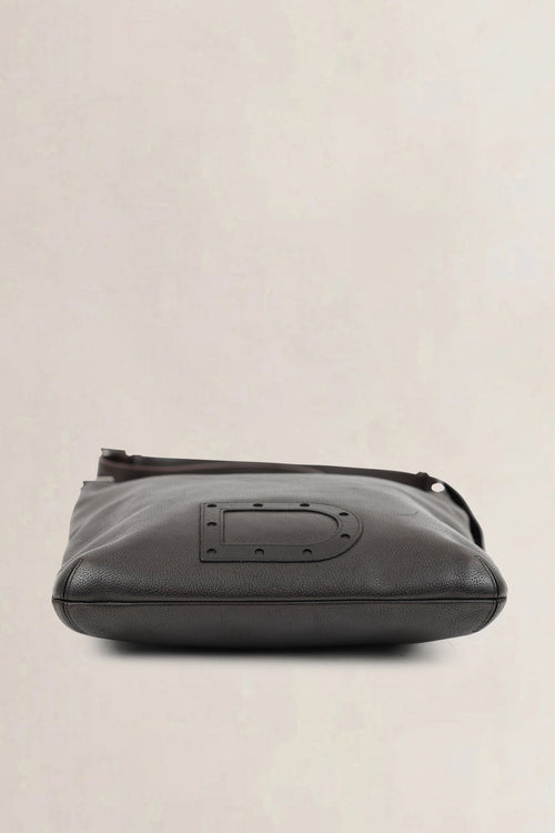Delvaux Brown Le Louise Baudrier GM Crossbody Bag