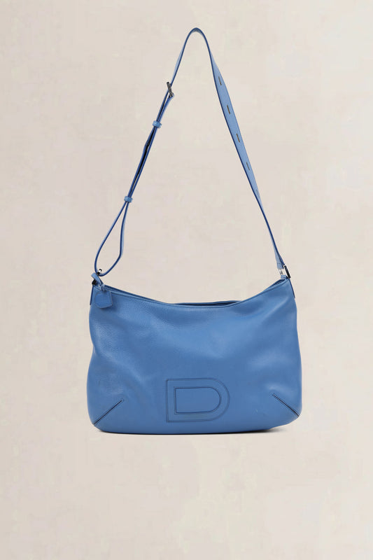 Delvaux Blue Louise Besace Crossbody Bag