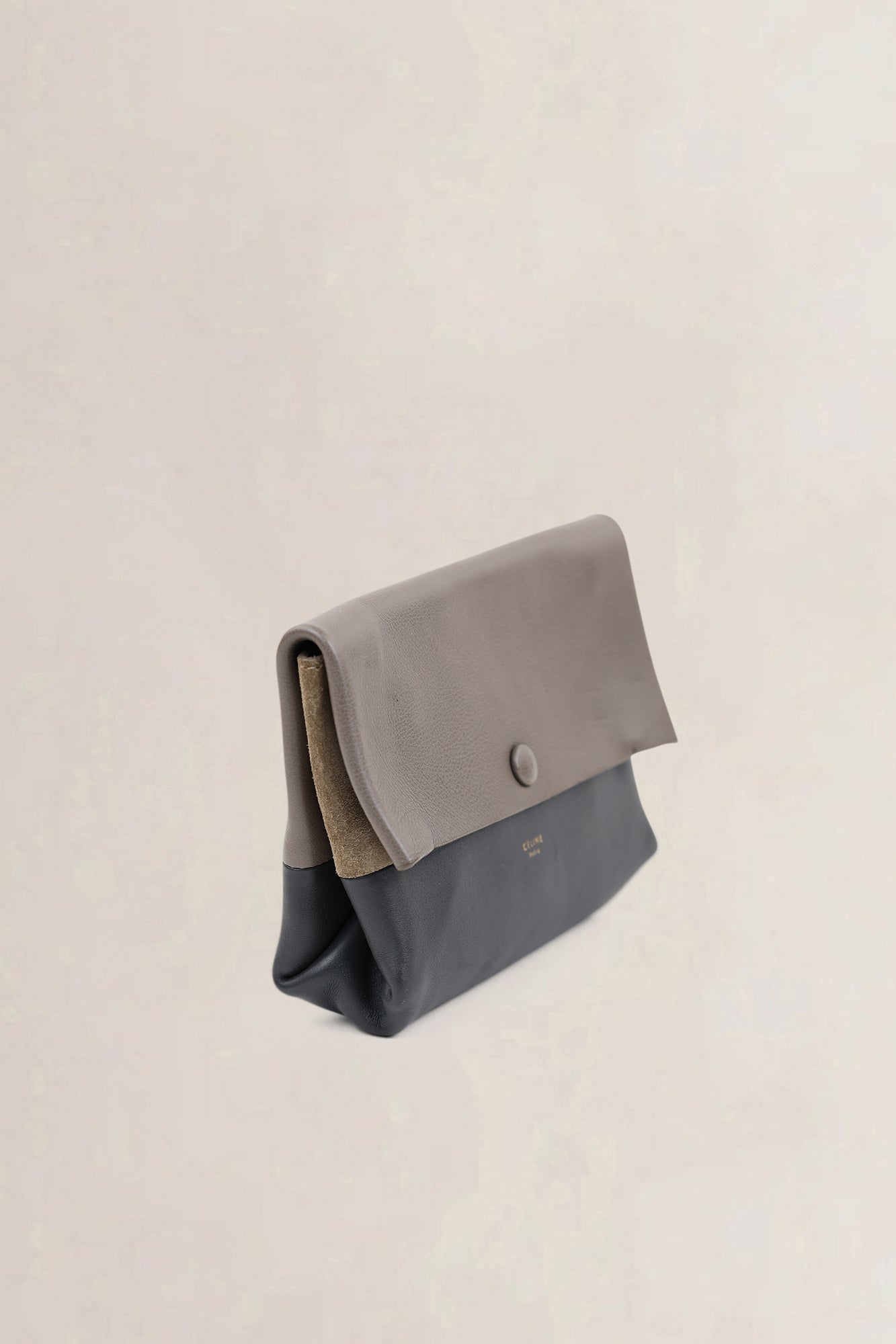 Céline Taupe/Charcoal All Soft Shoulder Bag