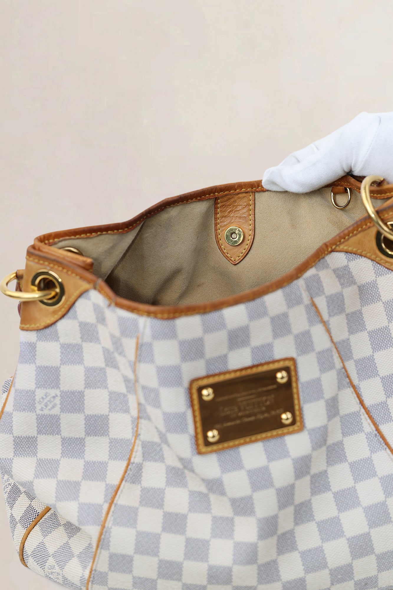 Louis Vuitton Damier Azur Galliera Shoulder Bag
