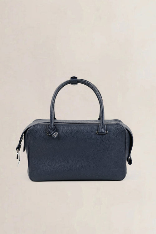 Delvaux Navy Blue Cool Box MM Crossbody Bag