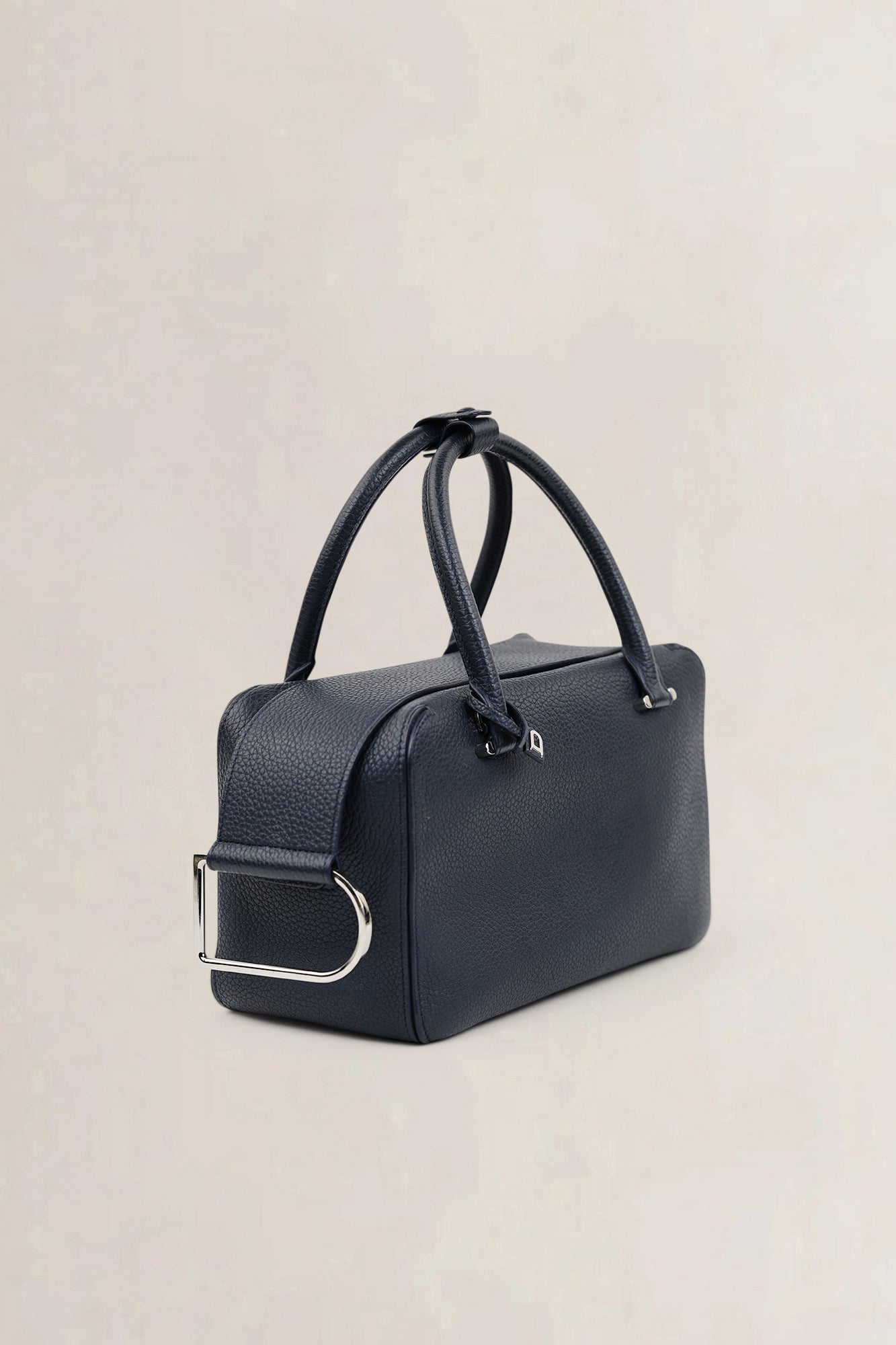 Delvaux Navy Blue Cool Box MM Crossbody Bag