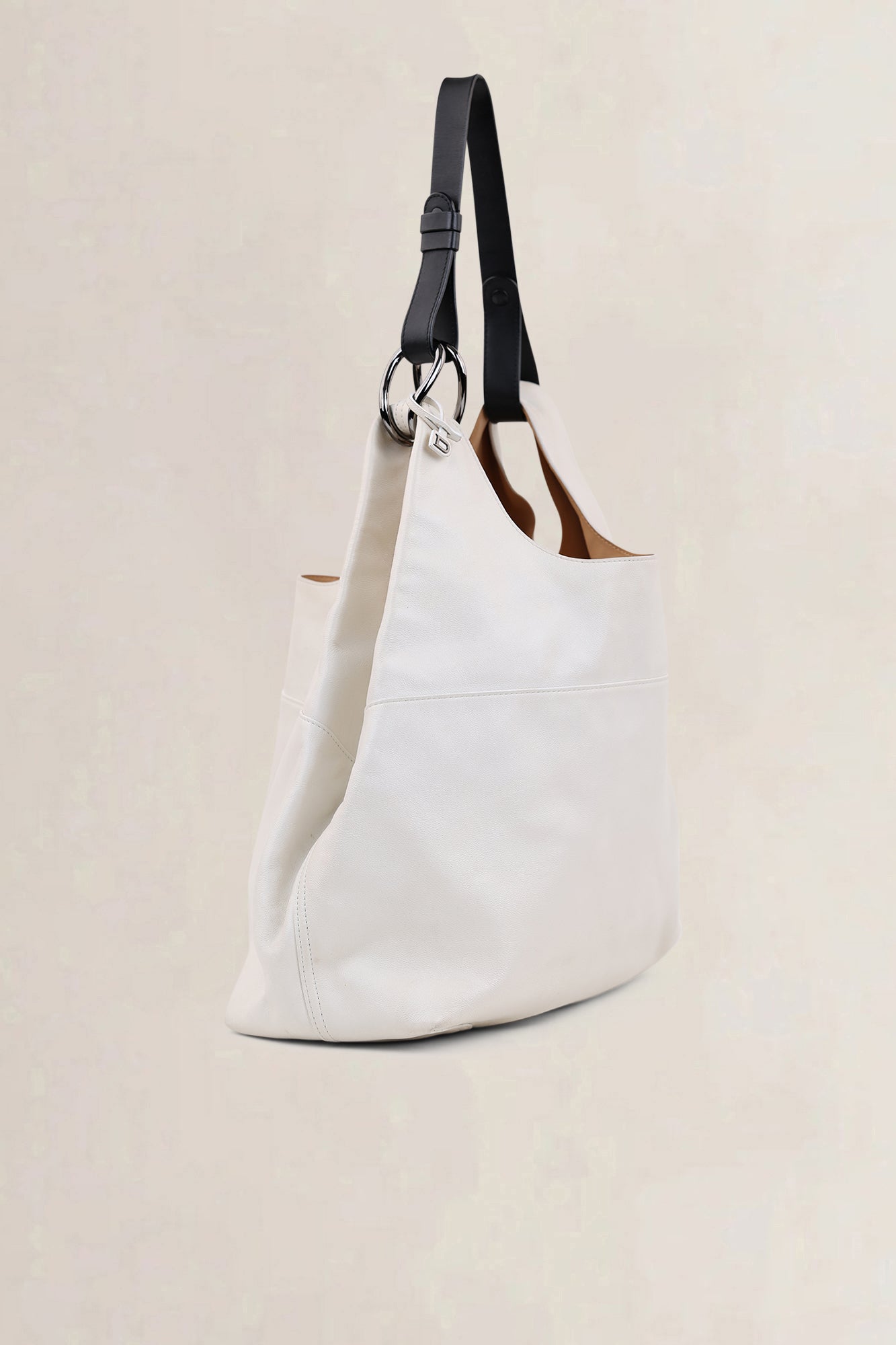 Delvaux White/Black Givry With Me Shoulder Bag