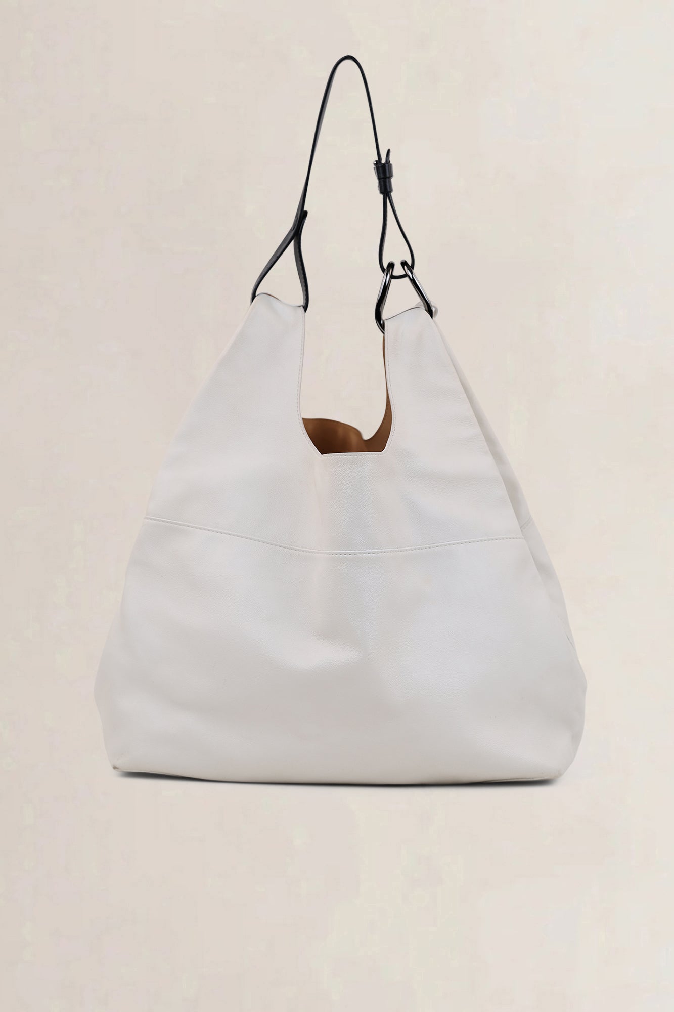 Delvaux White/Black Givry With Me Shoulder Bag