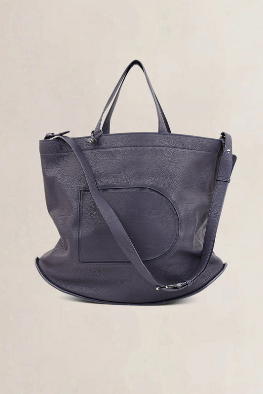 Delvaux Indigo Le Pin Cabas Crossbody Bag