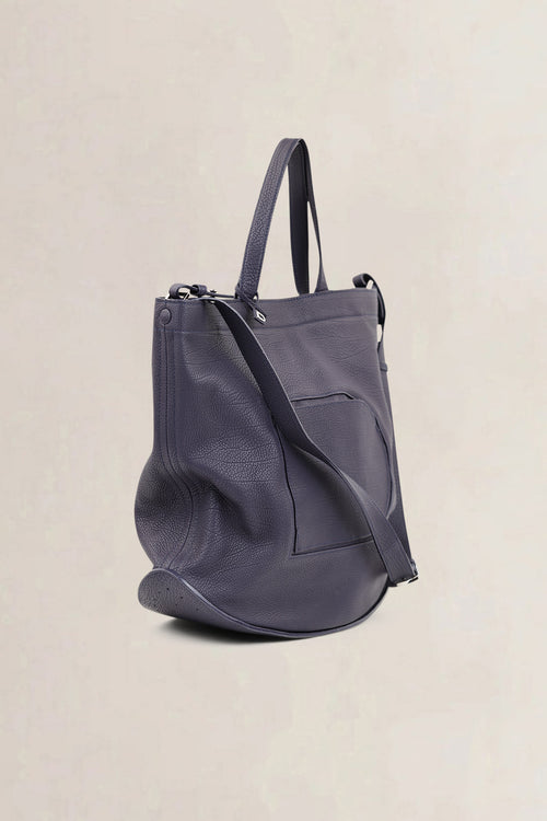 Delvaux Indigo Le Pin Cabas Crossbody Bag