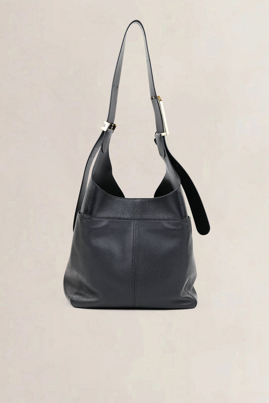 Delvaux Black So Cool MM Sellier Shoulder Bag