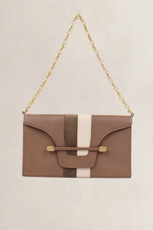 Delvaux Brown Victor Shoulder Bag