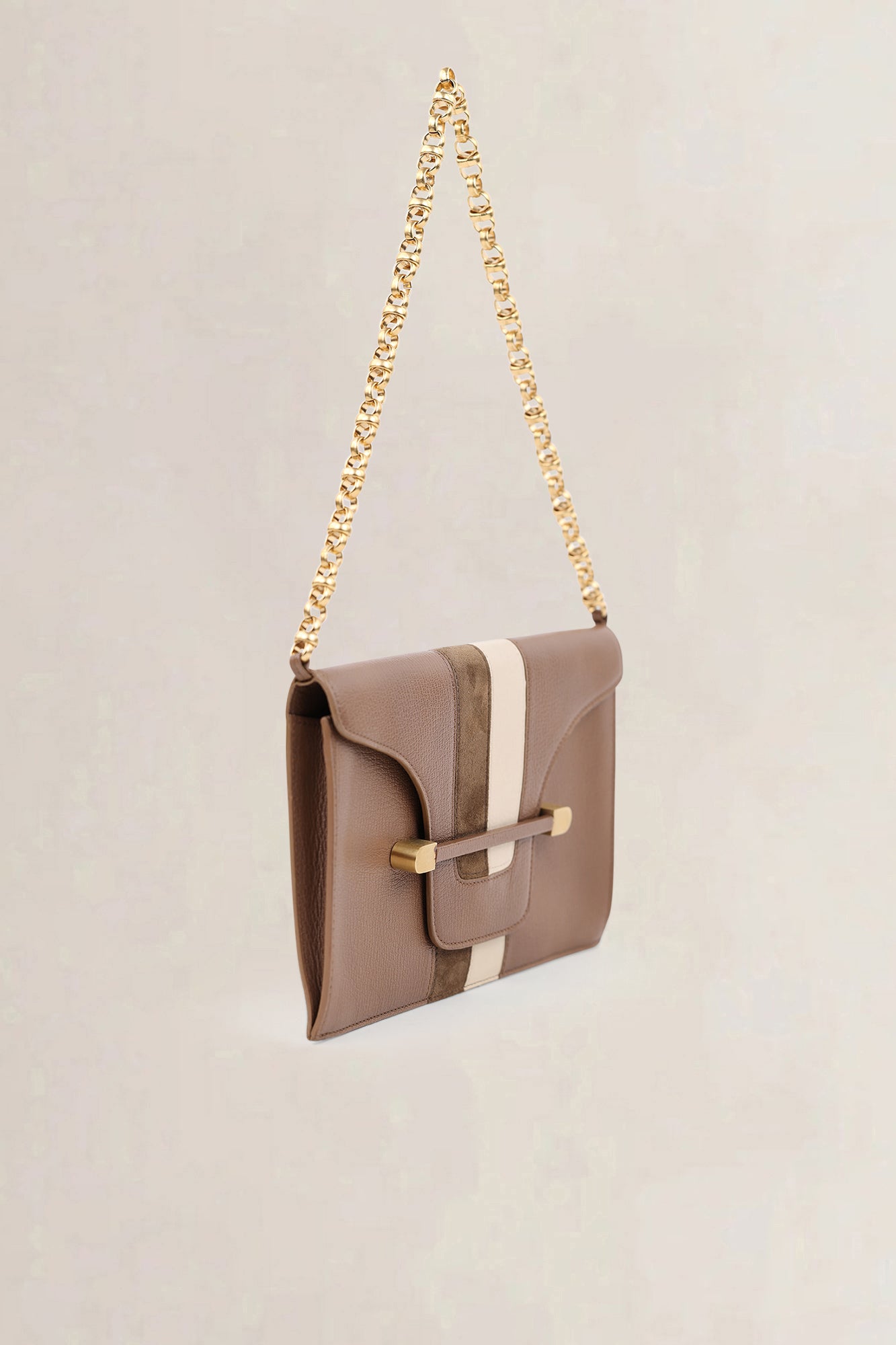 Delvaux Brown Victor Shoulder Bag