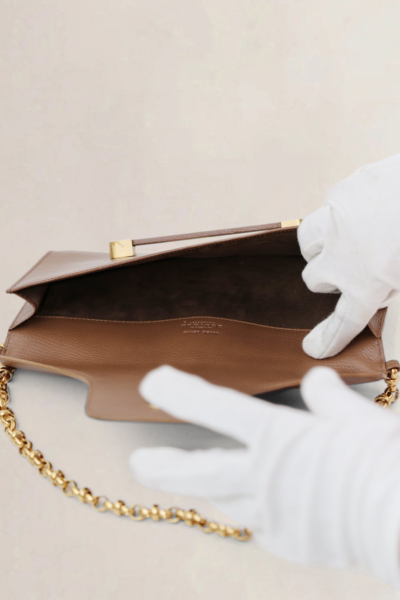 Delvaux Brown Victor Shoulder Bag