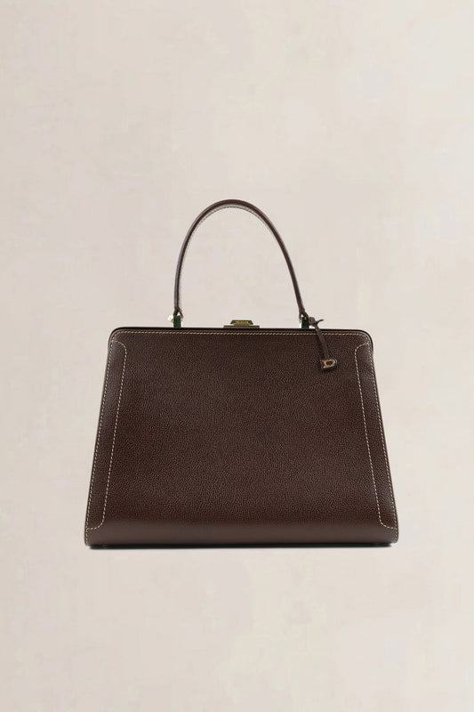 Delvaux Classico GM brown jumping calf — vintage