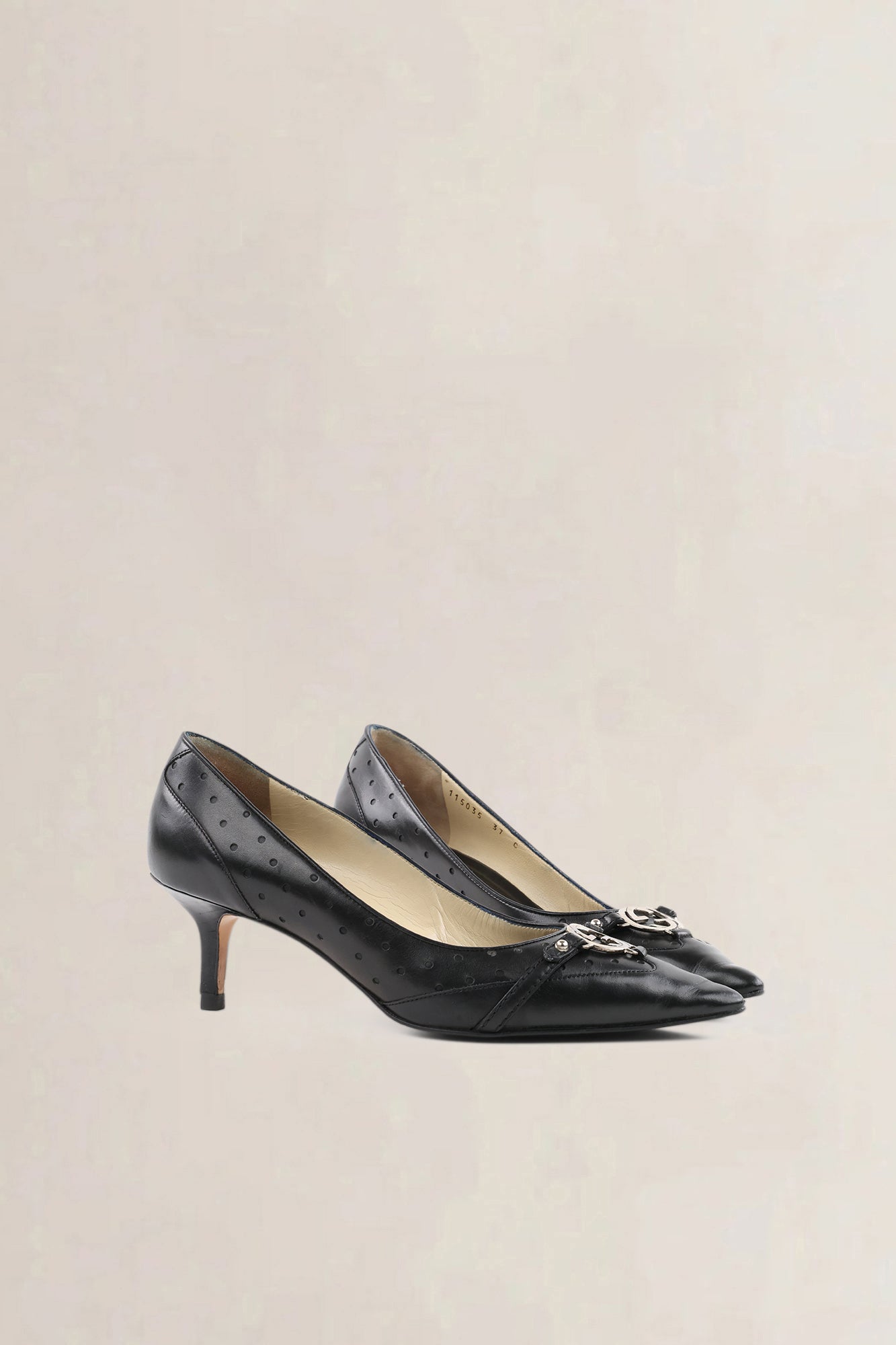 Escarpins kitten Gucci Tom Ford en cuir noir