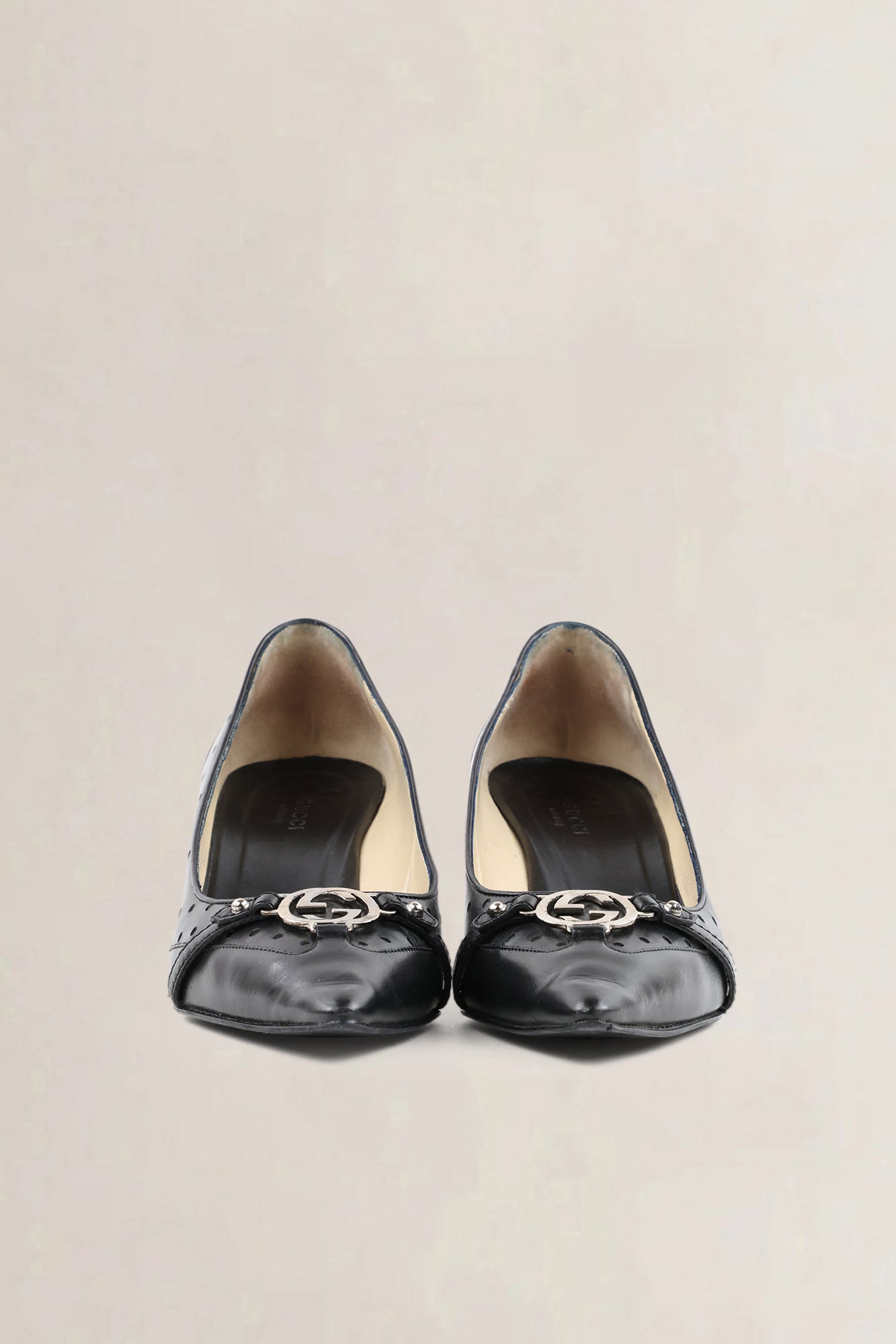 Escarpins kitten Gucci Tom Ford en cuir noir