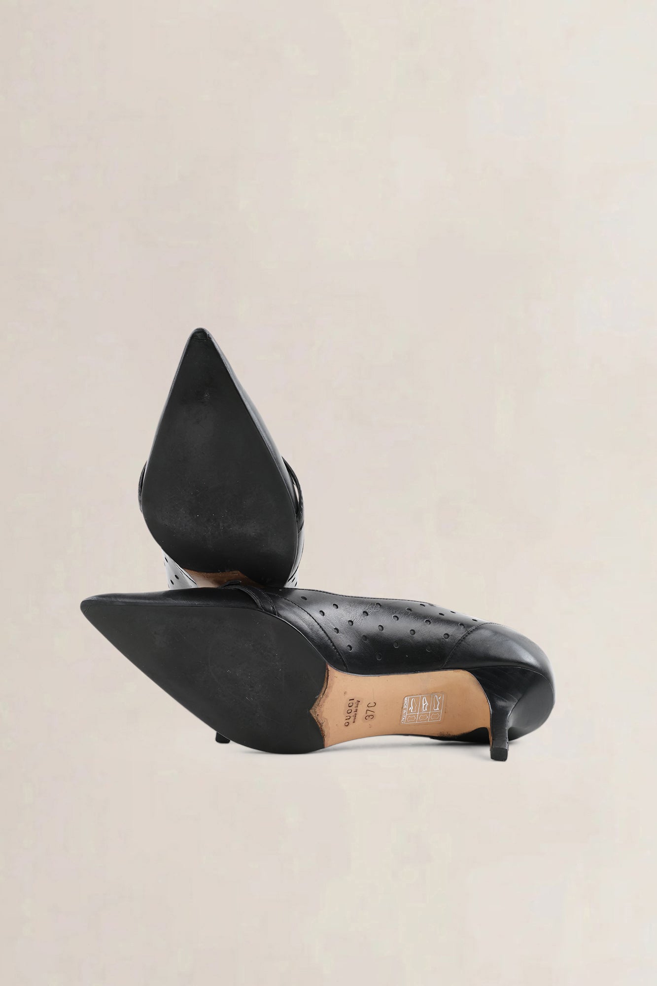 Escarpins kitten Gucci Tom Ford en cuir noir