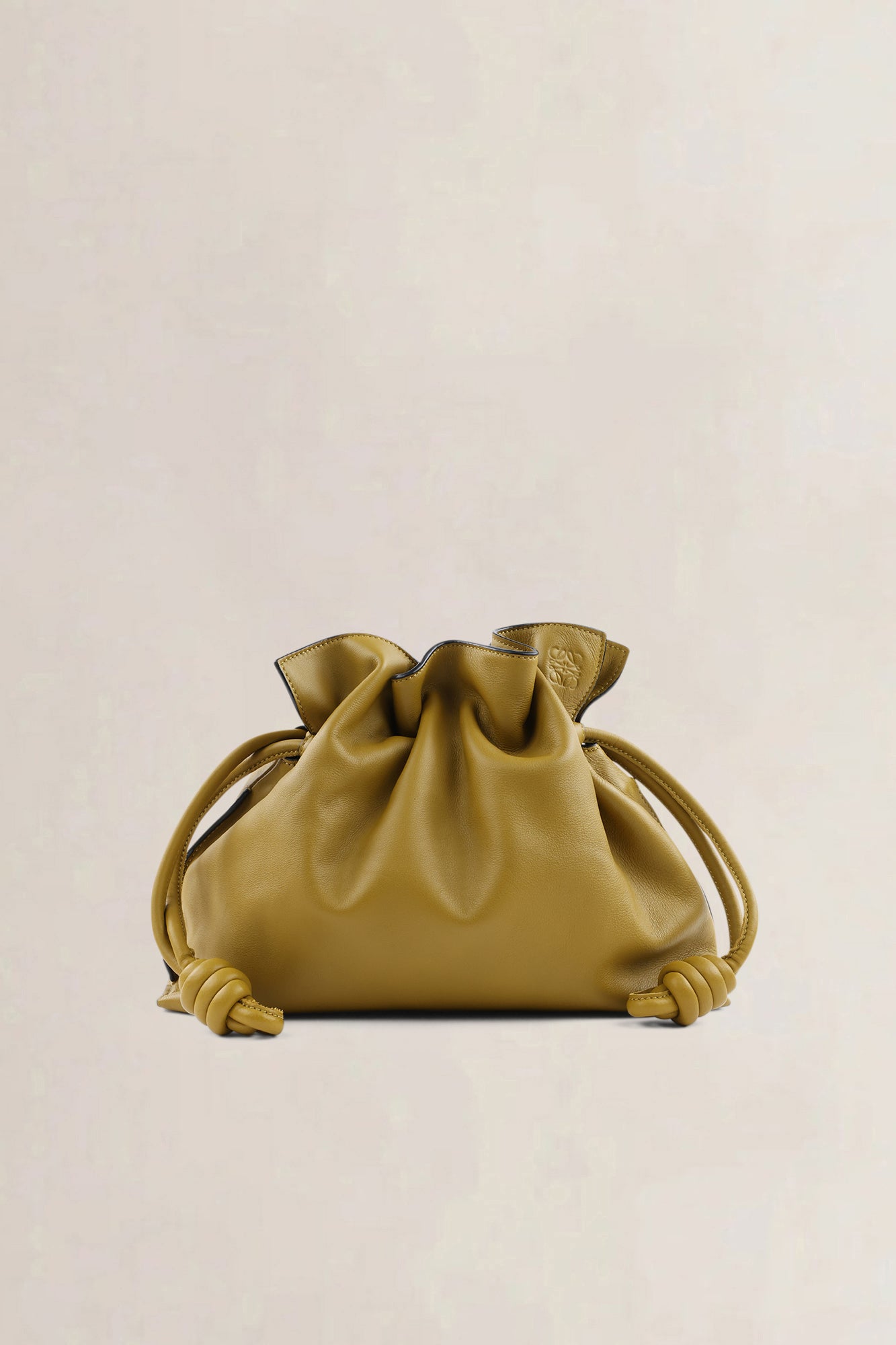 Loewe Flamenco mustard yellow calfskin — preloved
