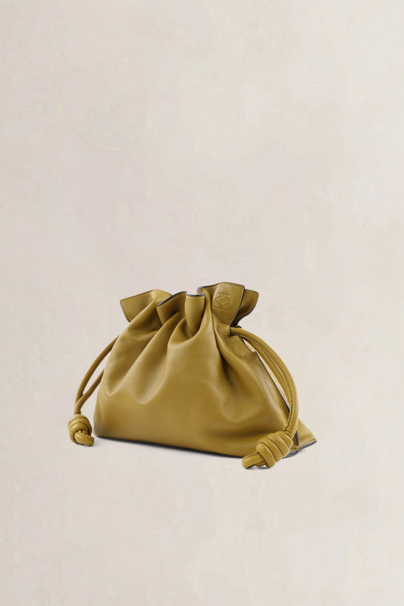 Loewe Flamenco mustard yellow calfskin — preloved