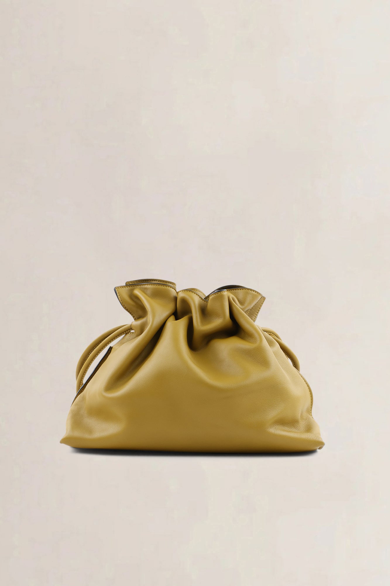 Loewe Flamenco mustard yellow calfskin — preloved