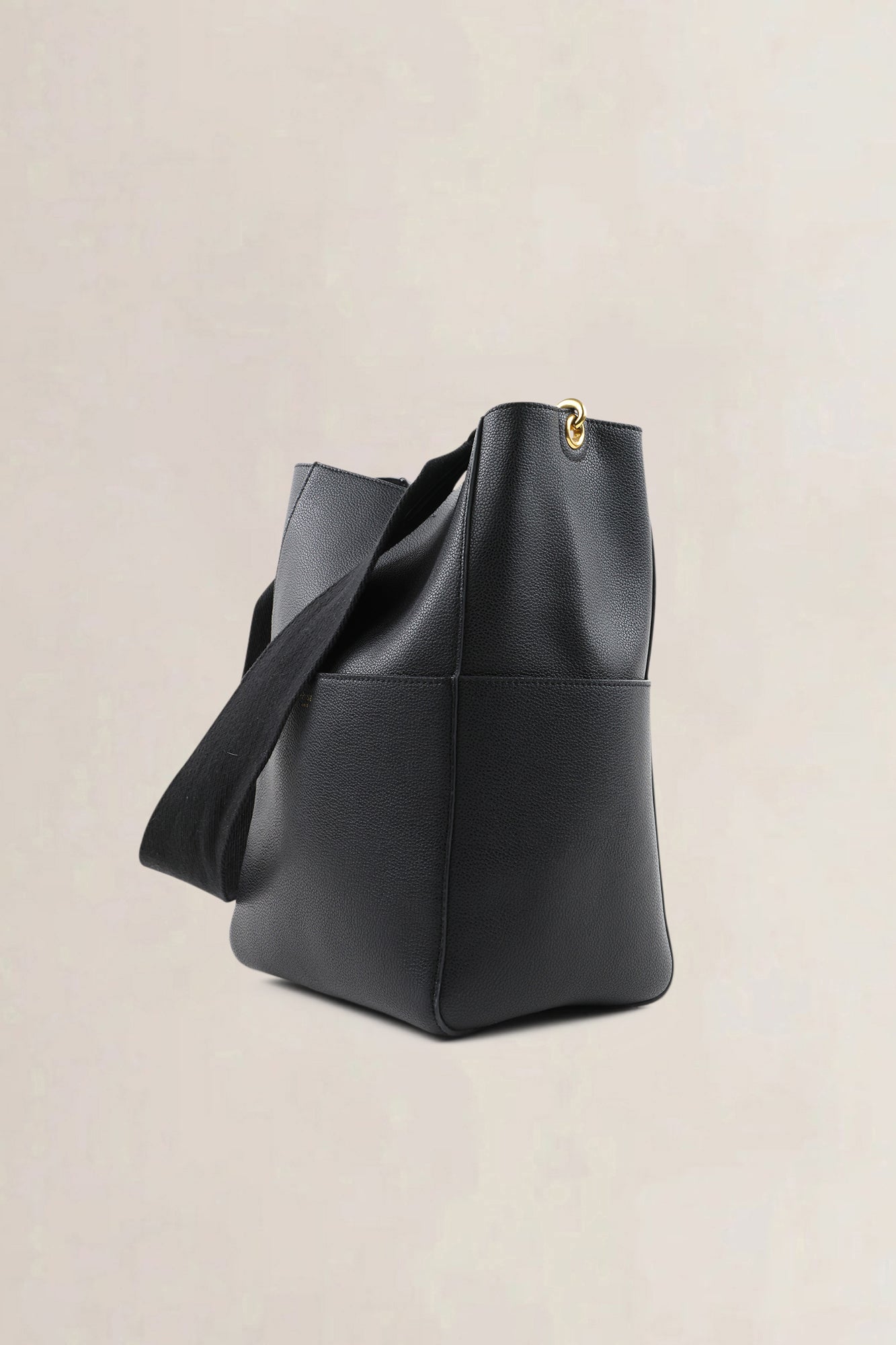 Céline Sangle Bucket Bag black calfskin — preloved
