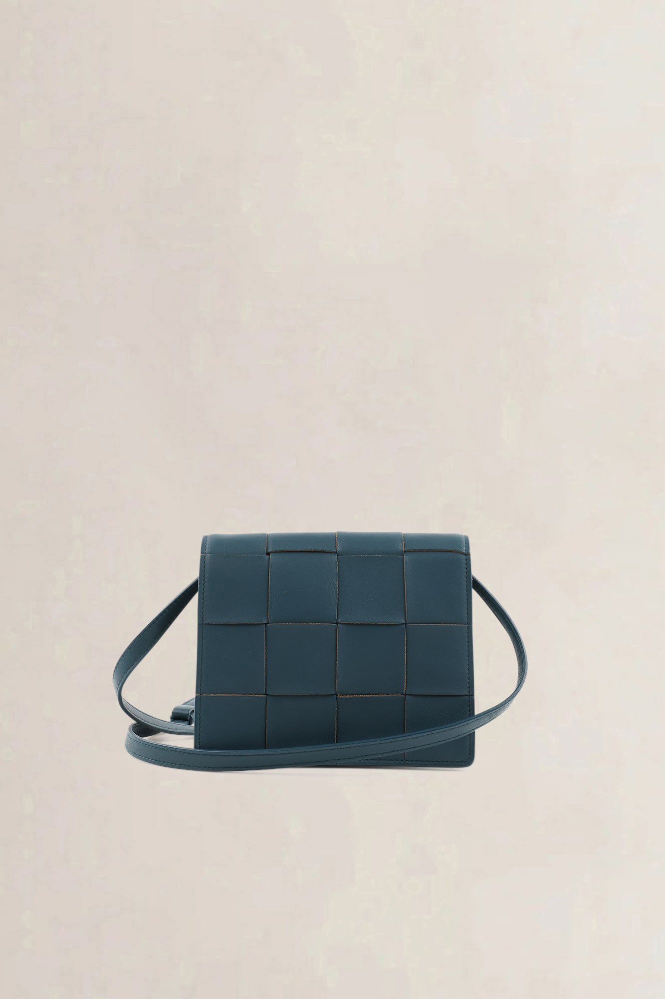 Bottega Veneta Mini Cassette petrol blue — preloved