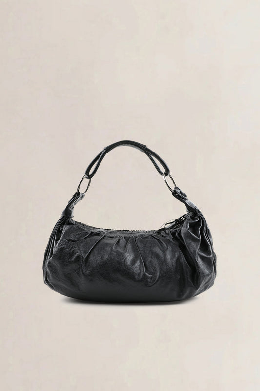 Miu Miu Black Leather Shoulder Bag