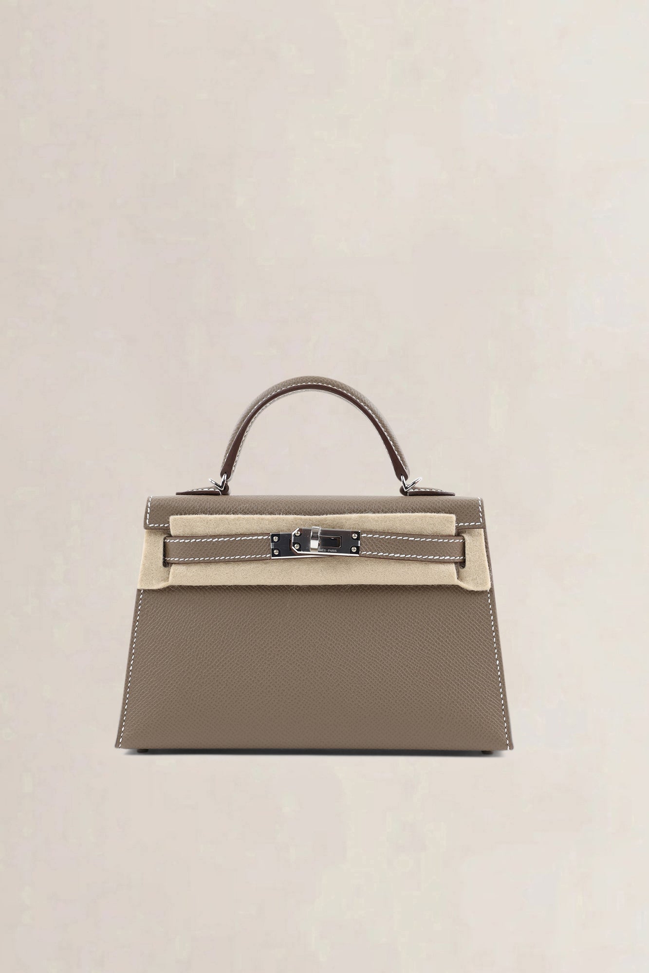 Hermès Etoupe Epsom Mini Kelly PHW — vintage