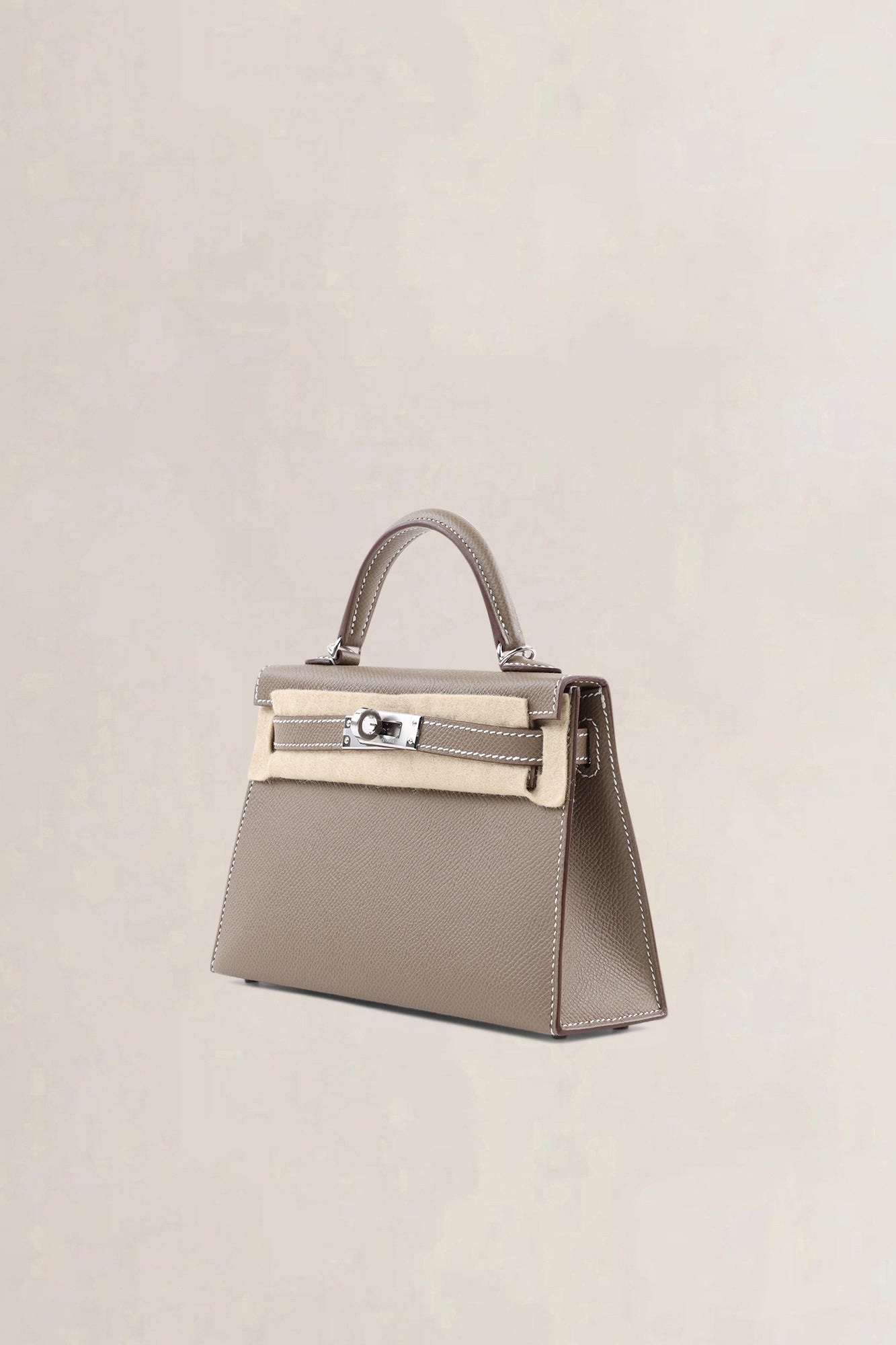 Hermès Etoupe Epsom Mini Kelly PHW — vintage