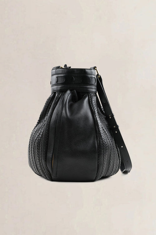 Delvaux Black Toile De Cuir Ecole Shoulder Bag