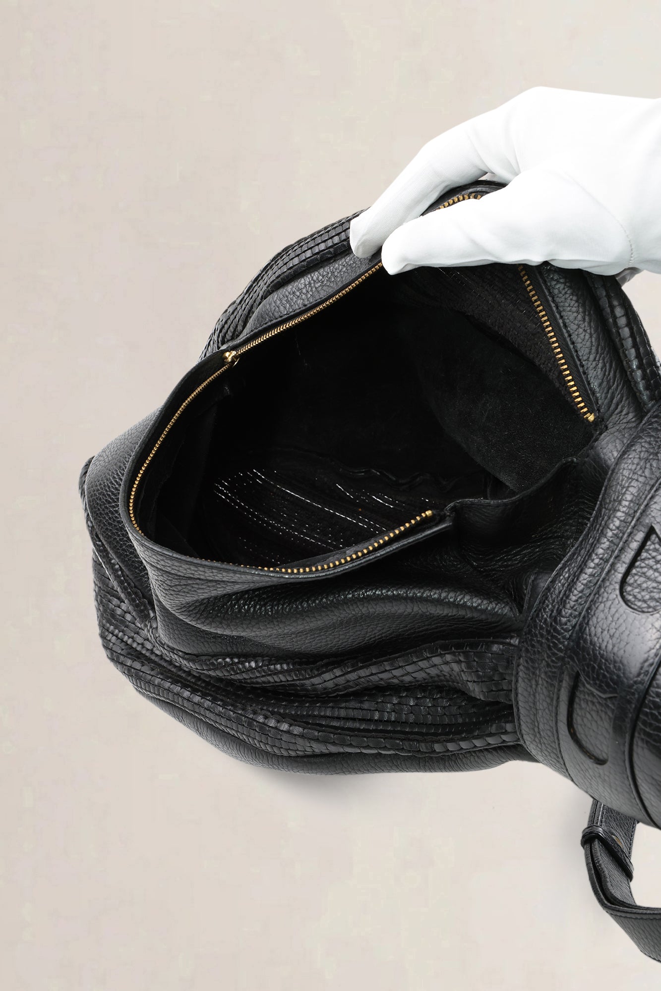 Delvaux Black Toile De Cuir Ecole Shoulder Bag