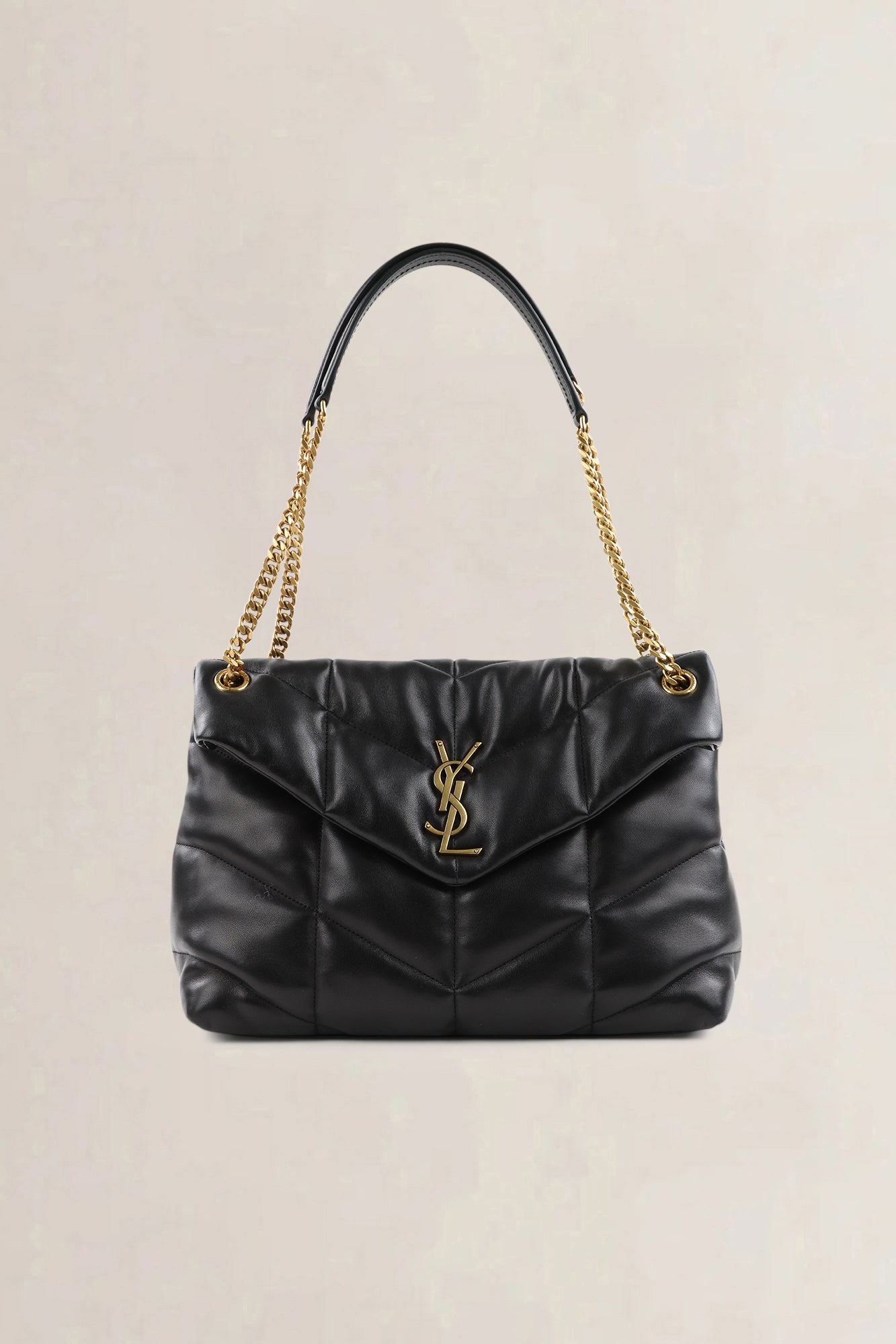 YSL Black Loulou Medium Crossbody Bag — preloved NOOS Ghent
