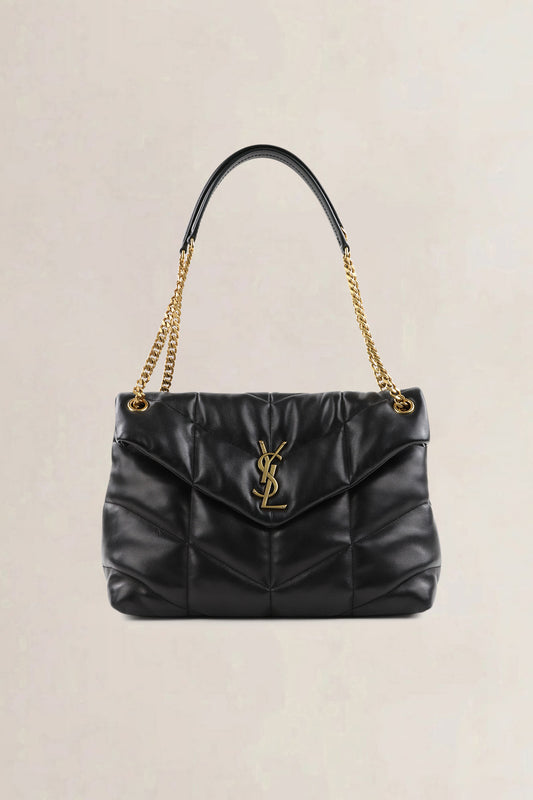 YSL Black Loulou Medium Crossbody Bag — preloved NOOS Ghent