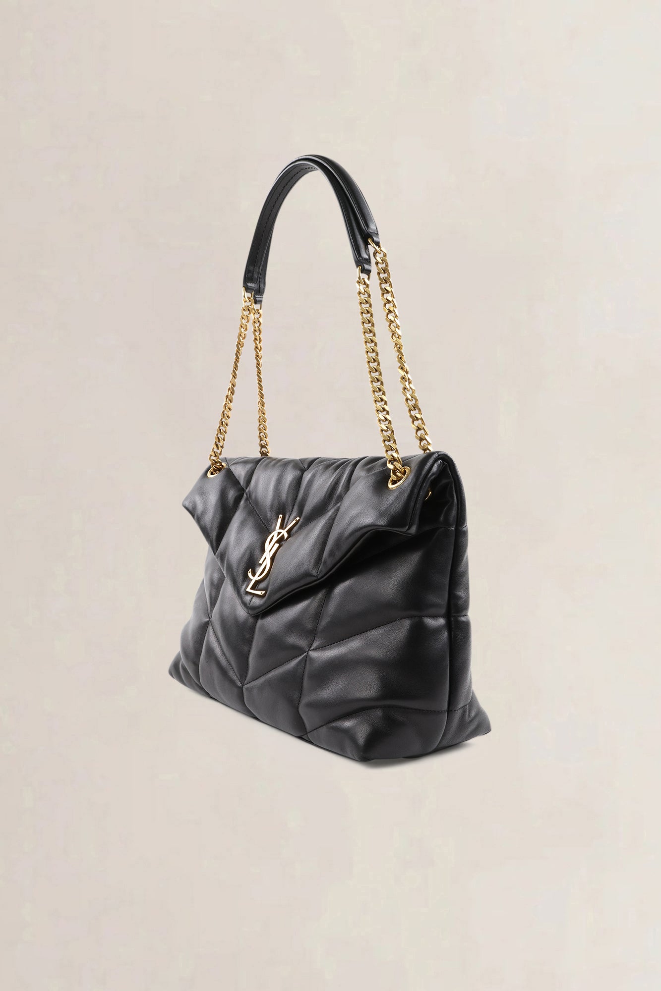 YSL Black Loulou Medium Crossbody Bag — preloved NOOS Ghent