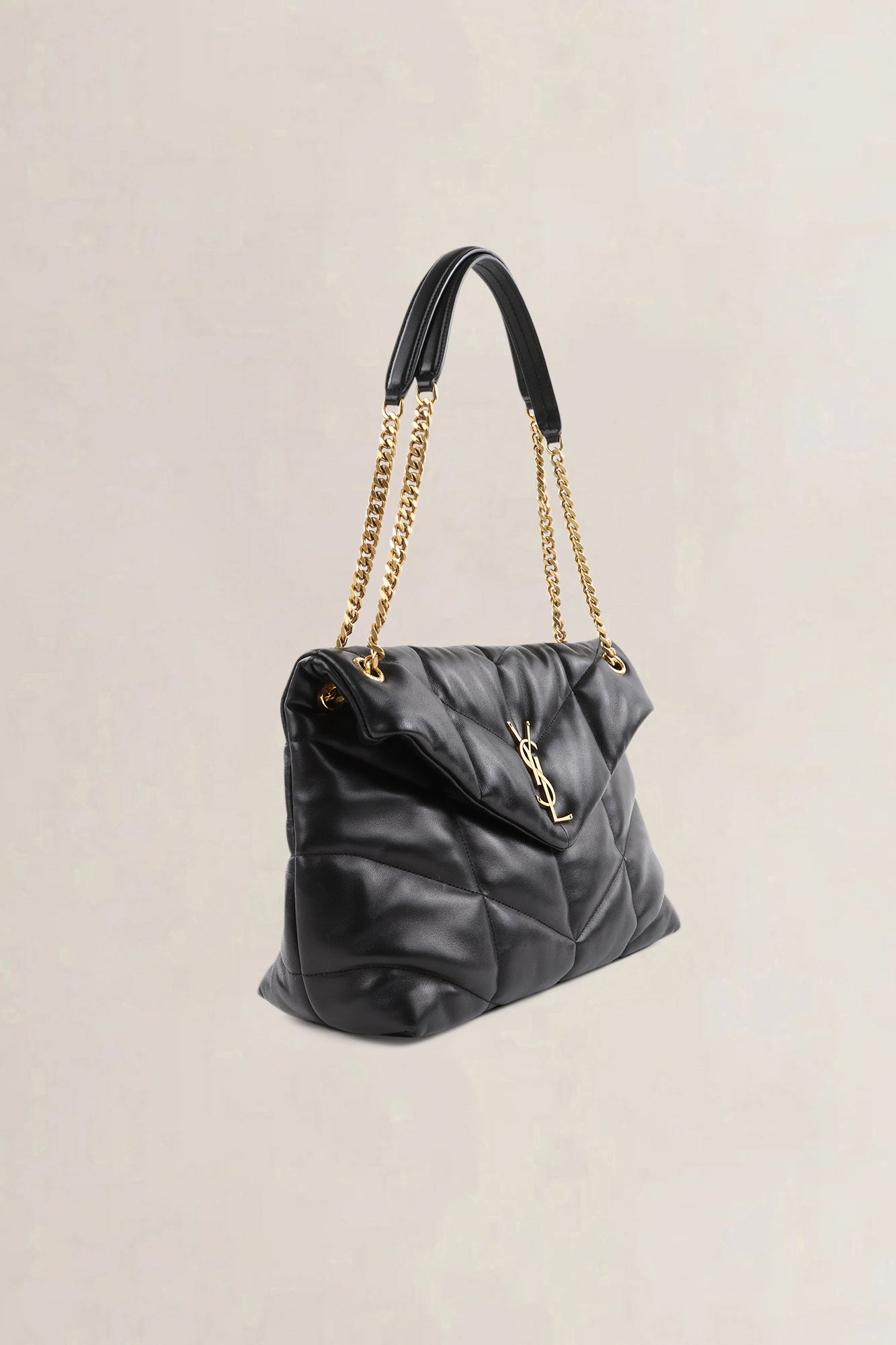 YSL Black Loulou Medium Crossbody Bag — preloved NOOS Ghent