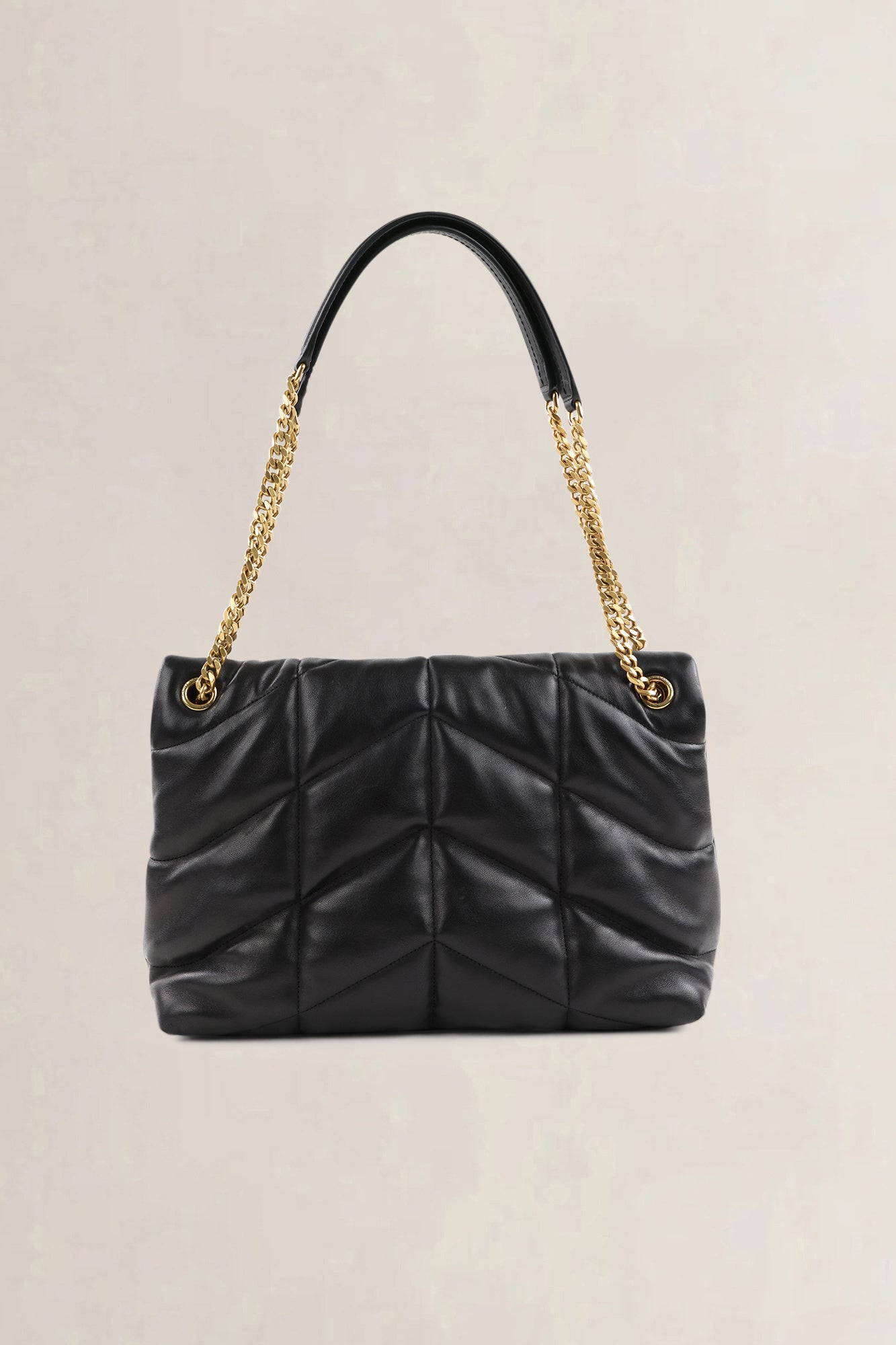 YSL Black Loulou Medium Crossbody Bag