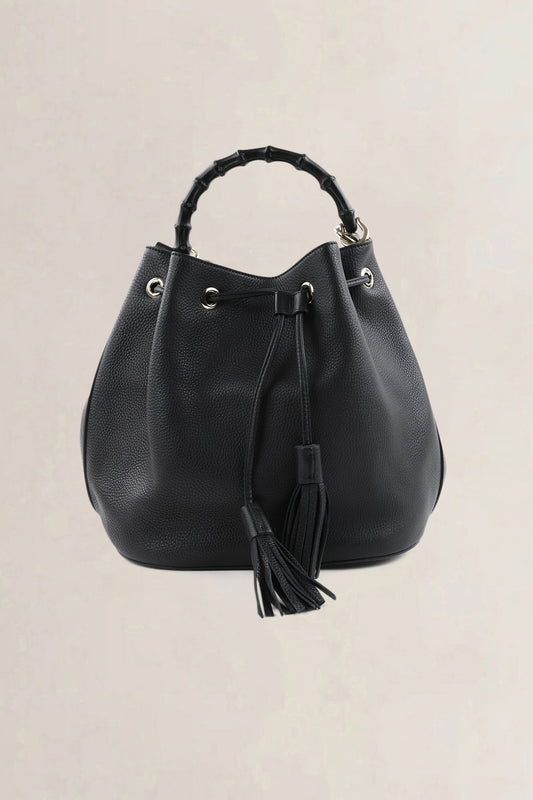 Gucci Blue Miss Bamboo Shoulder Bag — preloved NOOS Ghent