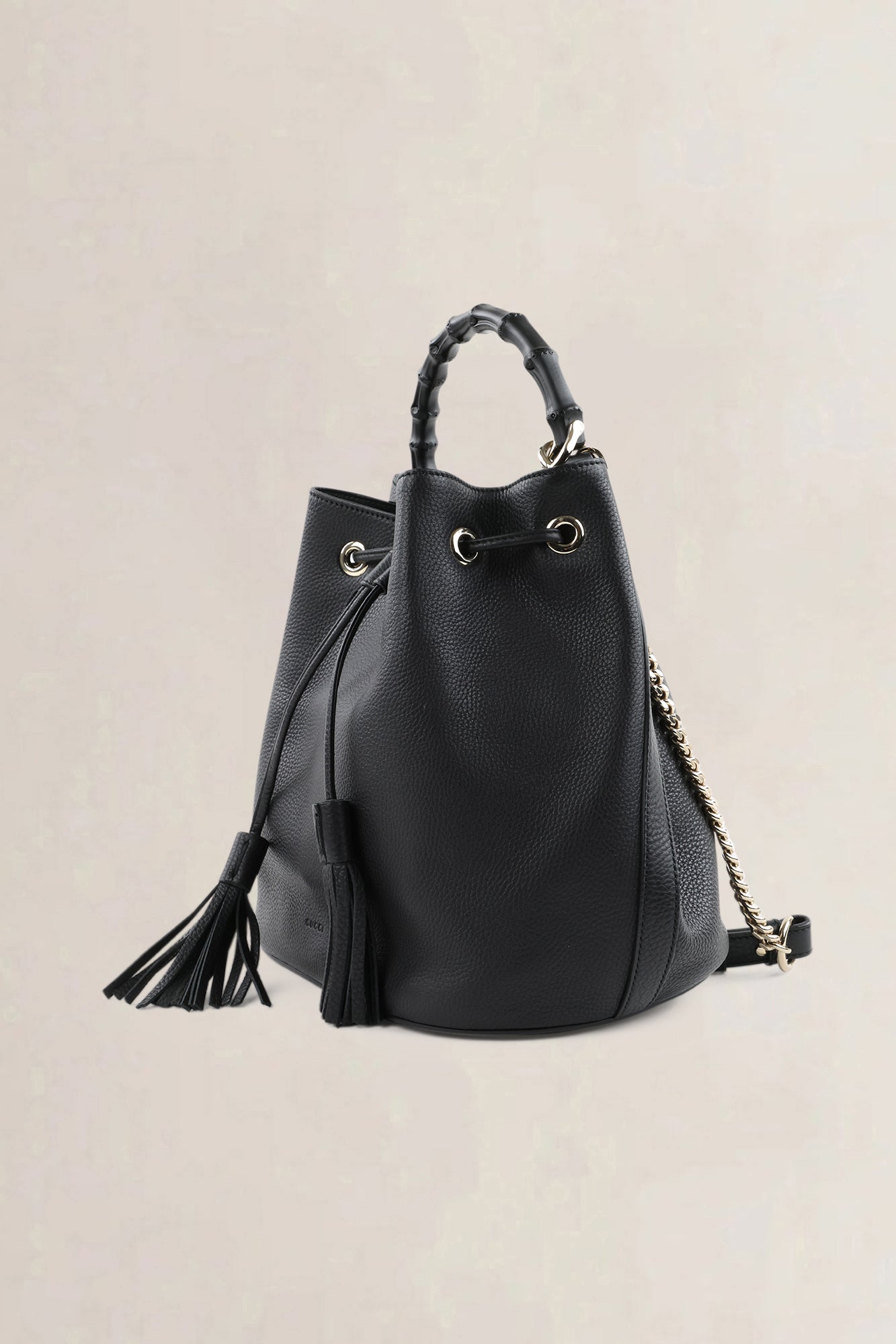 Gucci Blue Miss Bamboo Shoulder Bag