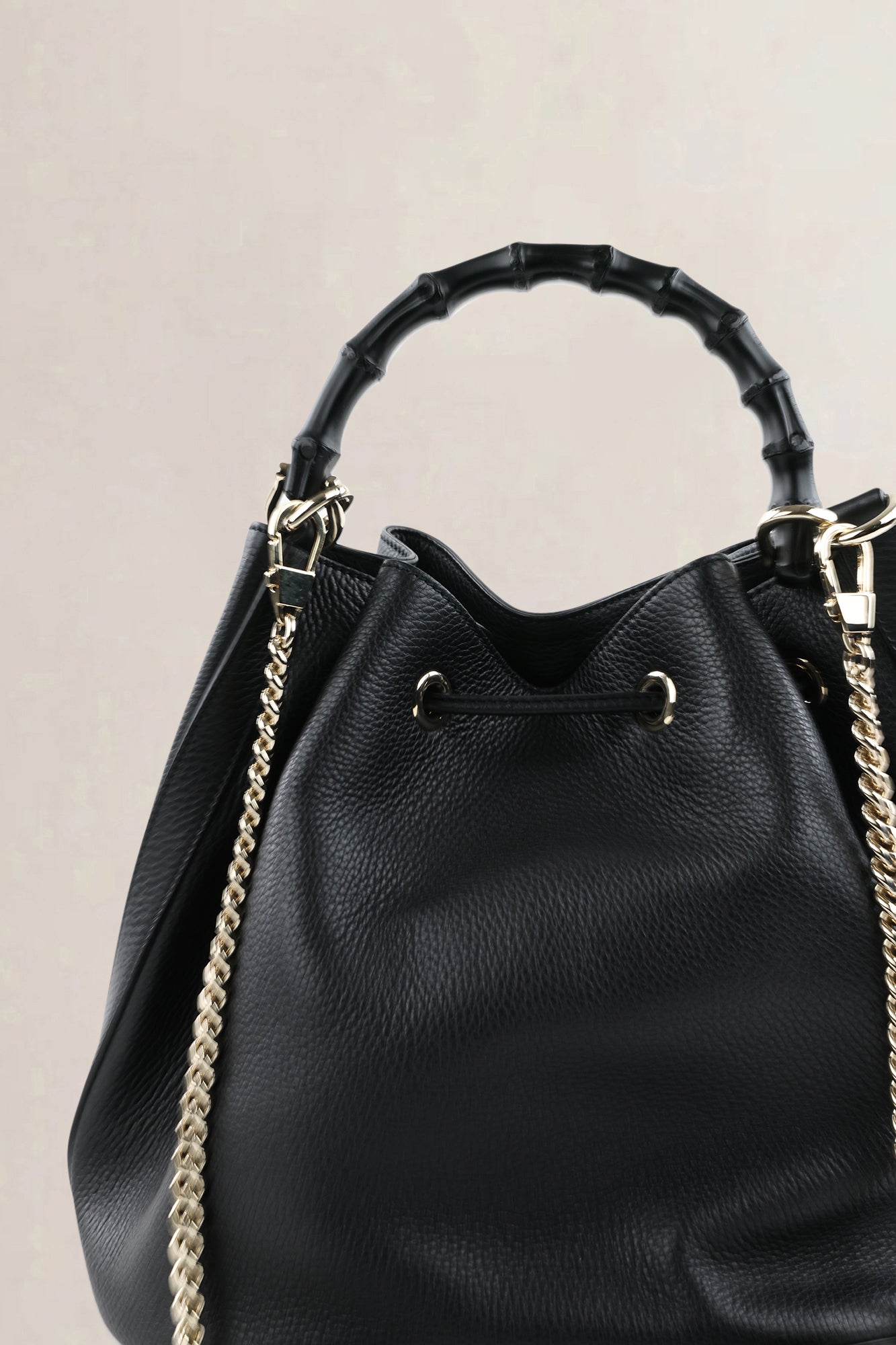 Gucci Blue Miss Bamboo Shoulder Bag — preloved NOOS Ghent