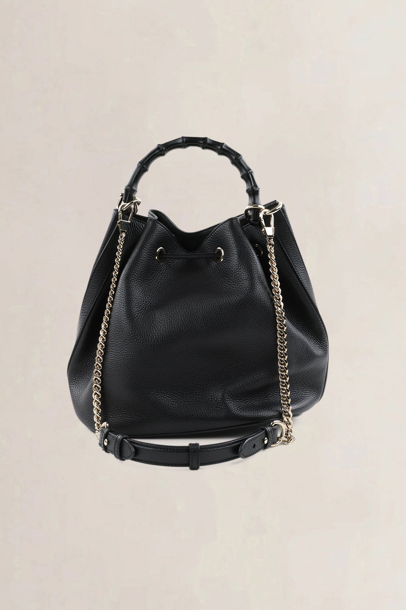 Gucci Blue Miss Bamboo Shoulder Bag — preloved NOOS Ghent