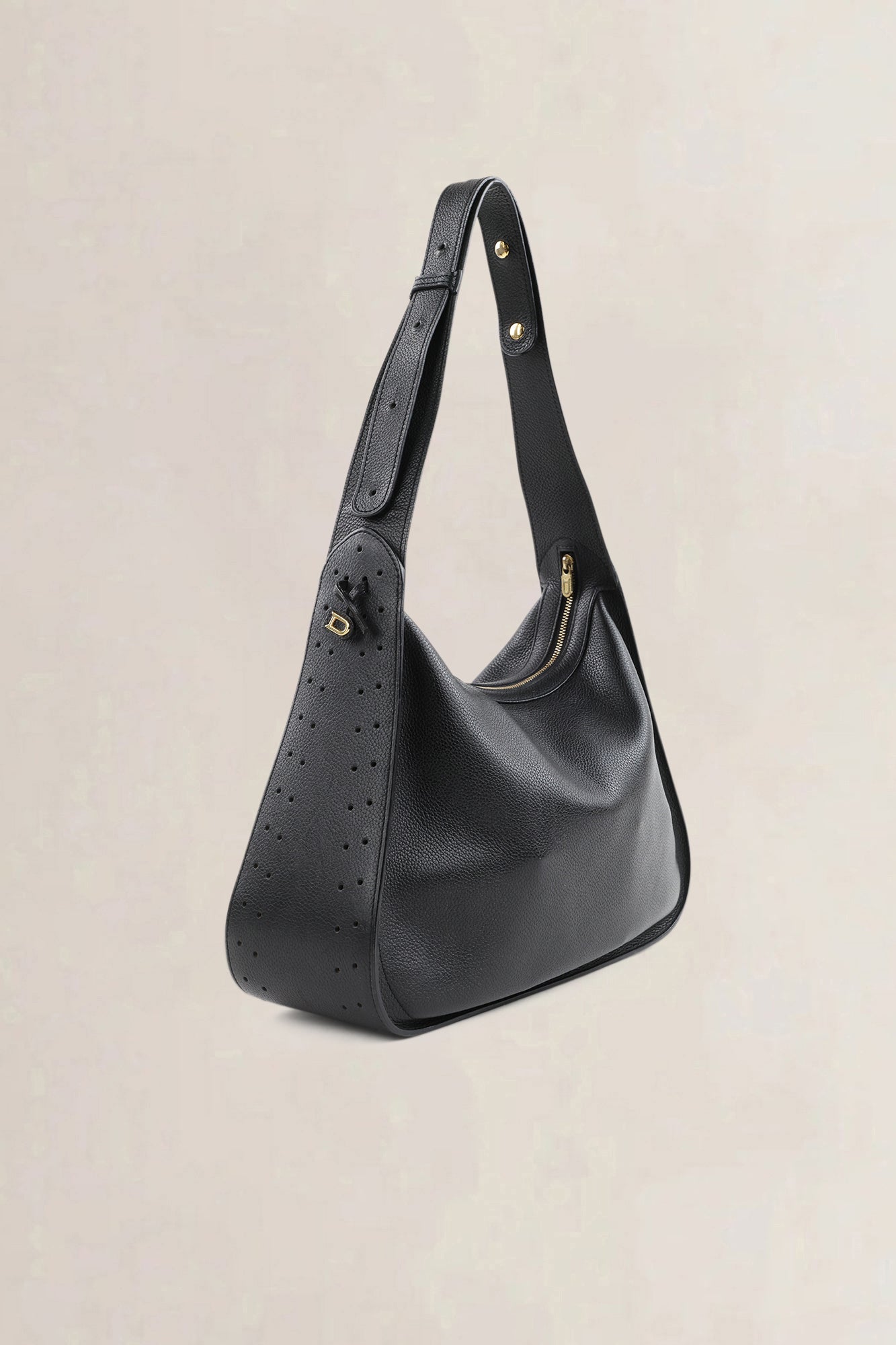 Delvaux Black Pensée Shoulder Bag — preloved NOOS Ghent