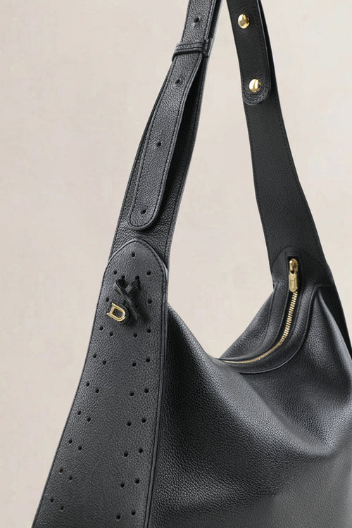 Delvaux Black Pensée Shoulder Bag