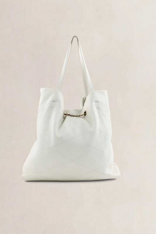 Lanvin White Leather Shoulder Bag — preloved NOOS Ghent
