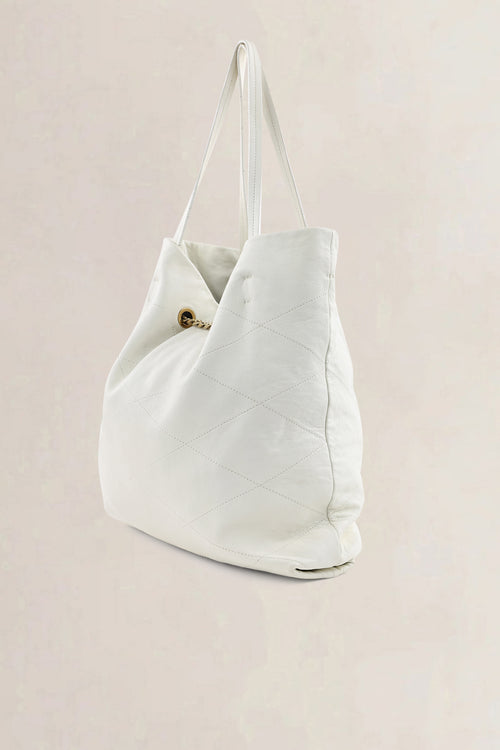 Lanvin White Leather Shoulder Bag