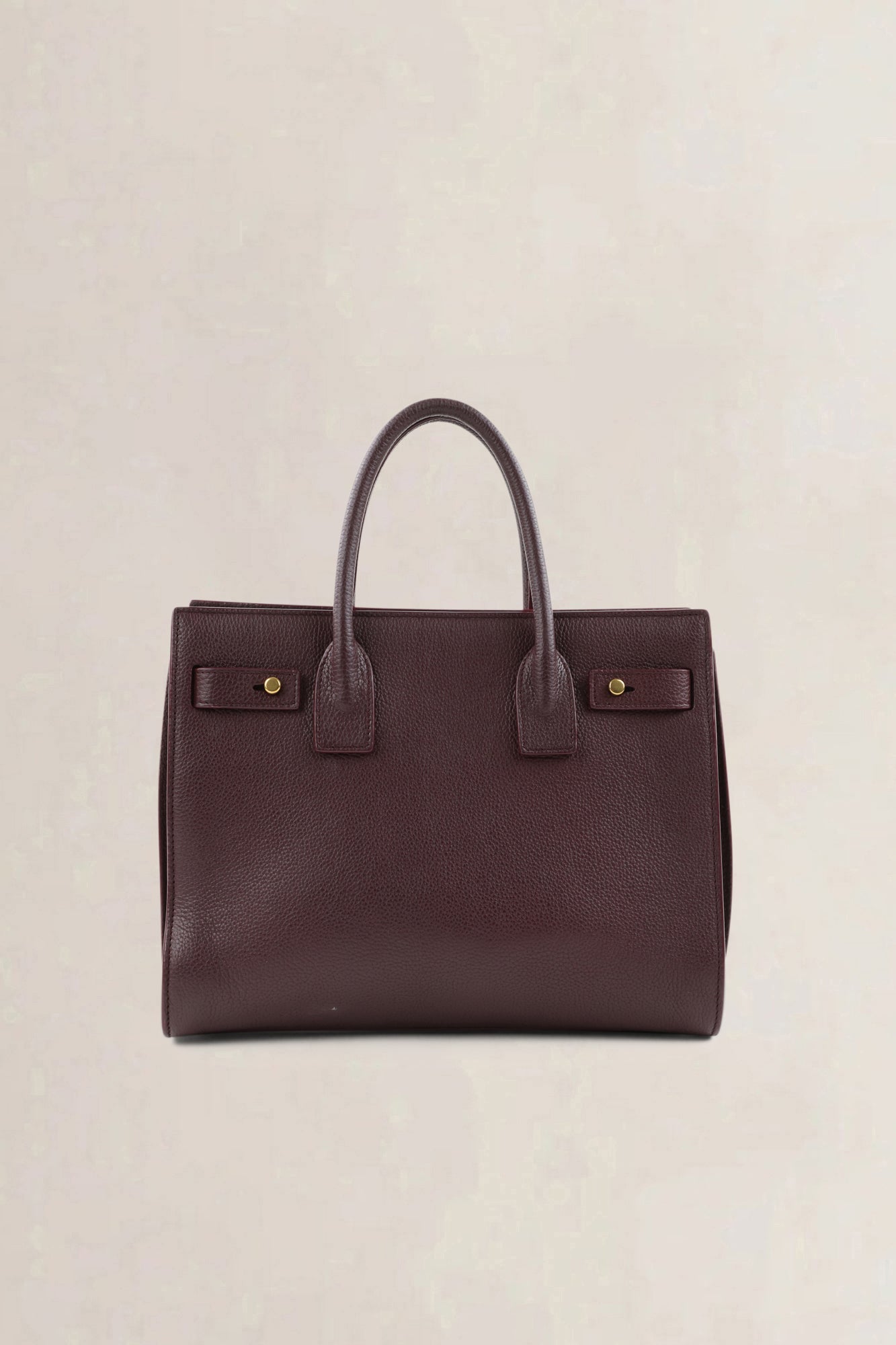 Saint Laurent Burgundy Sac De Jour Baby Crossbody Bag
