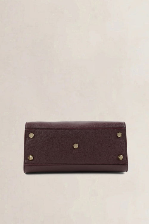 Saint Laurent Burgundy Sac De Jour Baby Crossbody Bag