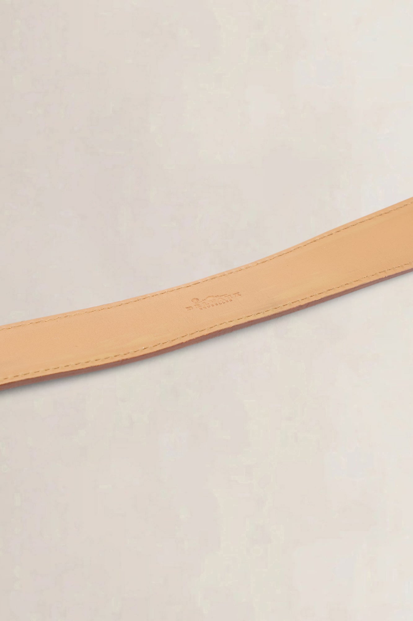 Delvaux Brown Double D Belt