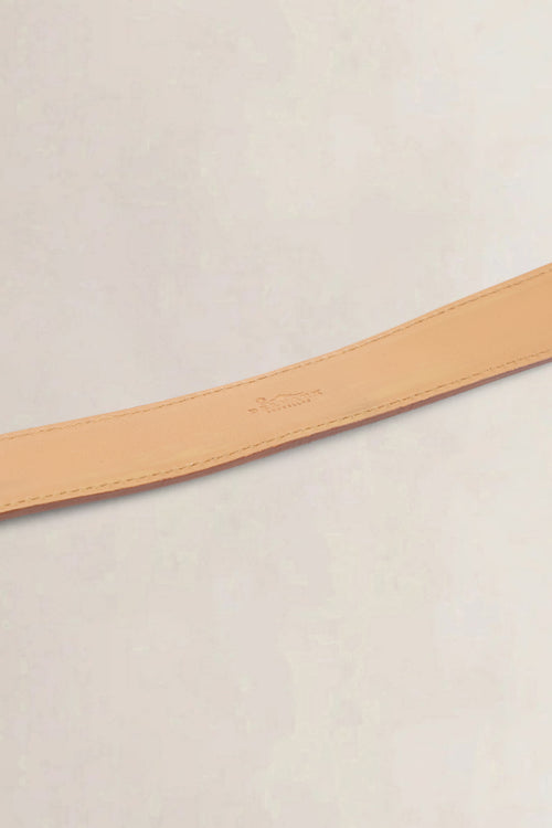 Delvaux Brown Double D Belt