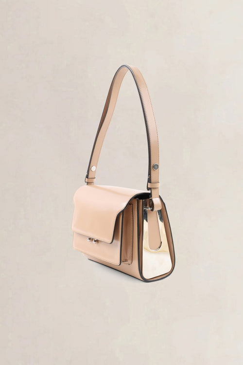 Marni Tan/Beige Trunk Crossbody Bag