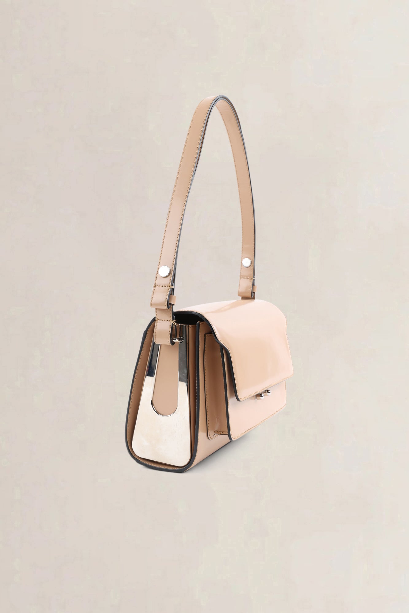 Marni Tan/Beige Trunk Crossbody Bag